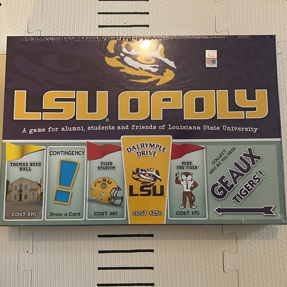 LSU Opoly (Monopoly) Board Game